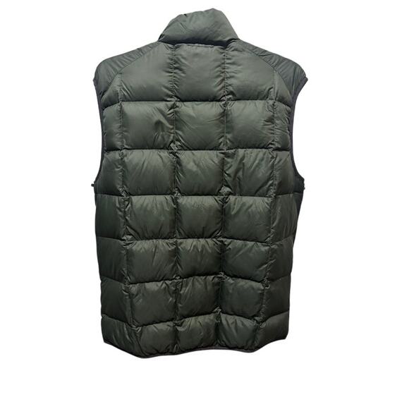 Eddie Bauer Puffer Premium Green Goose Down Full Zip Vest Mens Size Medium - Picture 2 of 9